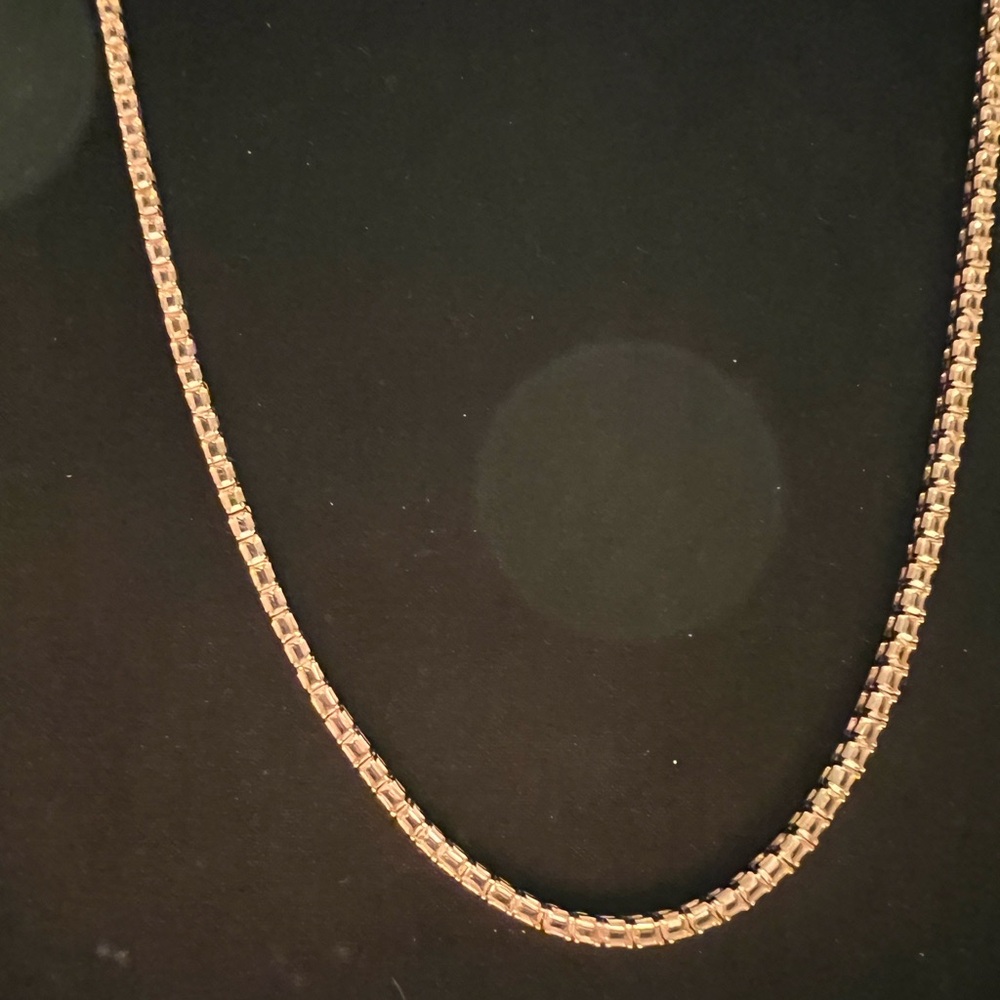 Aurate 	Lab Grown White Sapphire Horizontal Baguette Tennis Necklace new $580 - Picture 3 of 6